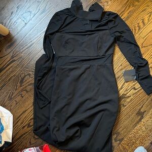 Lulu's Black Maxi Dress